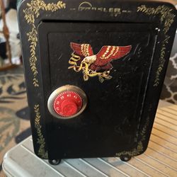 1960s vintage Mosler Jr. Vault Bank Steel METAL COMBINATION BANK SAFE