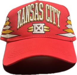 Kansas City Red Embroidered Baseball Cap