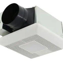 Panasonic Whisper Mighty LED Pick-A-Flow 70-90CFM Ceiling/Wall ENERGY STAR Bathroom Exhaust Fan 9.5 in. x 9.5 in. Grille Footprint