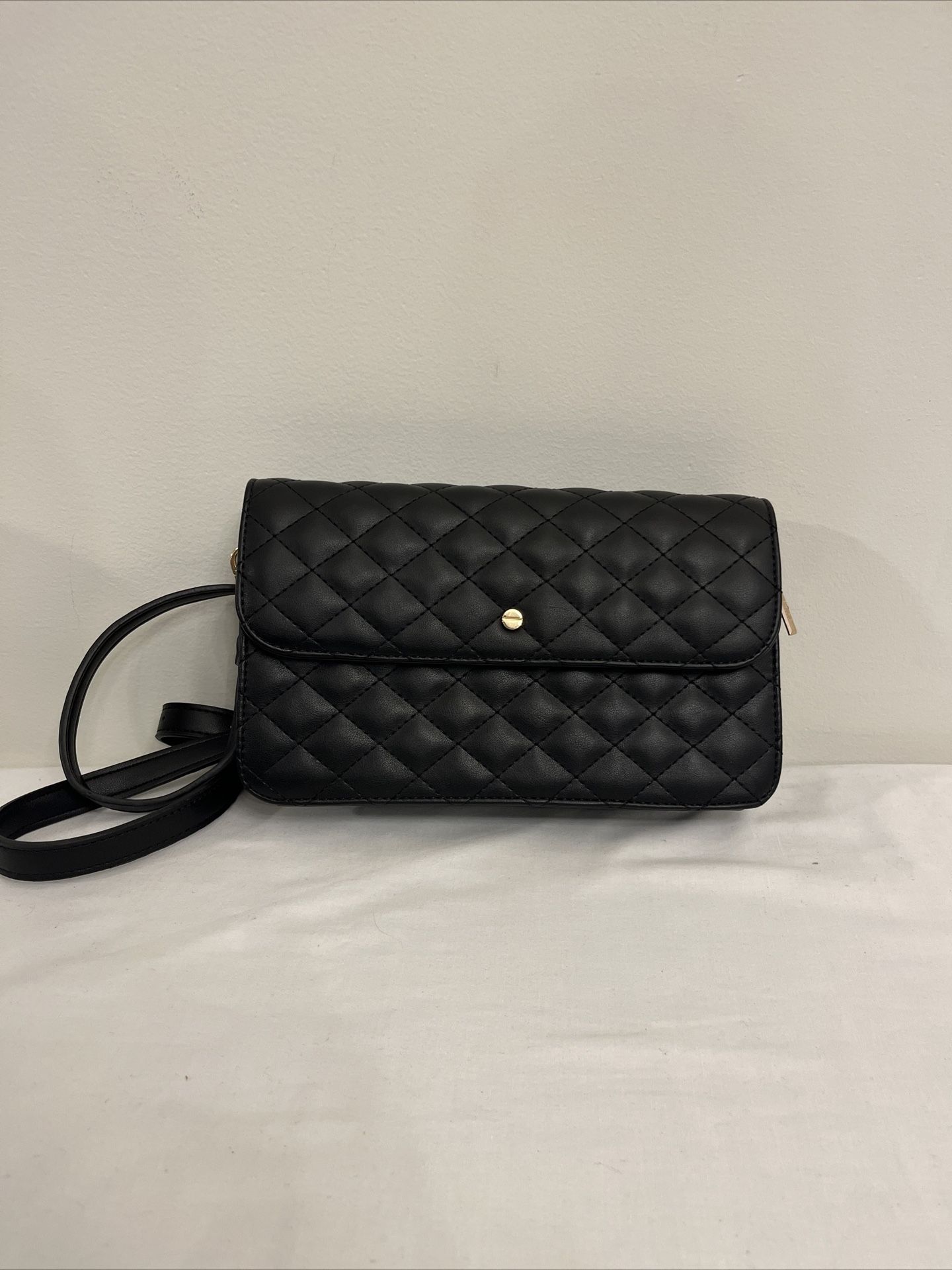 Mali + Lili Quilted Vegan Leather Crossbody Bag