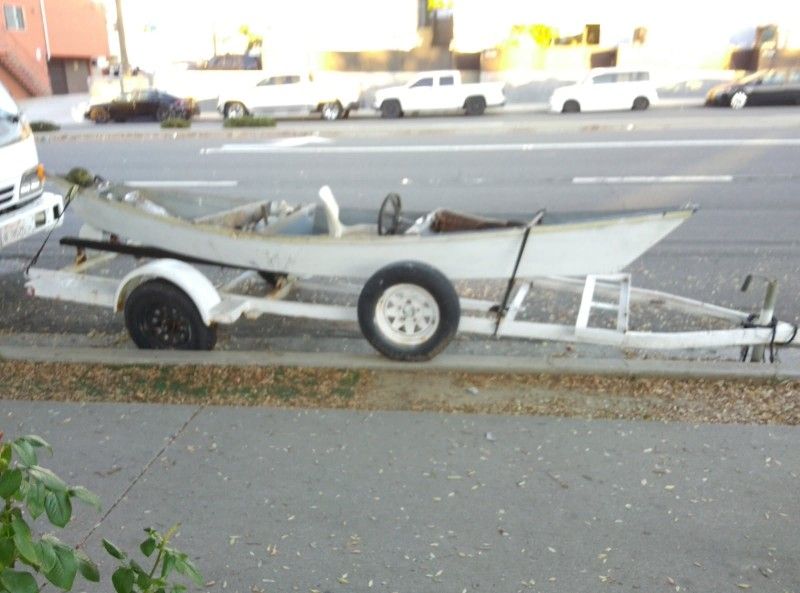 Project Boat And Trailer Comes With Registration Pink Slip