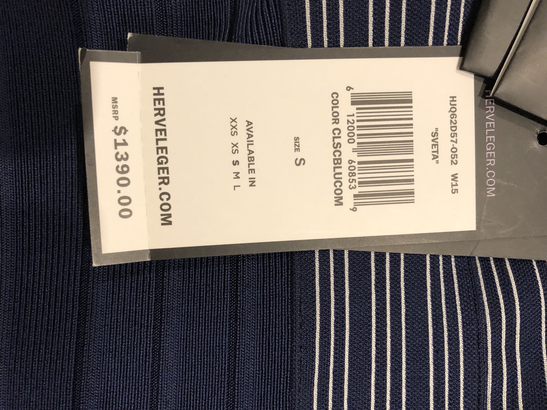 Brand new French designer Herve Leger.