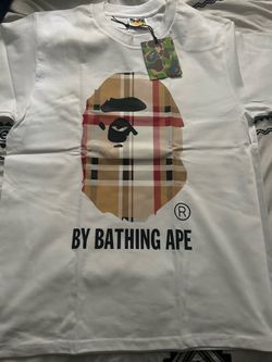 Bape shirt burberry style