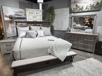 4PC King Bedroom Set 🔥 New Arrival 🥰