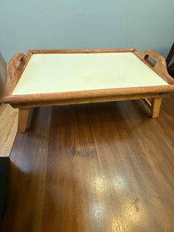 Folding tray.