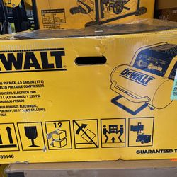 NEW IN BOX DEWALT 4.5 Gal. Portable Electric Air Compressor