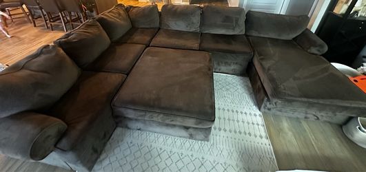 Sectional Couch (Brown)