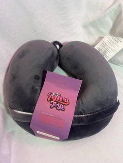 🖤 BNWT Mira Toys Memory Foam Travel Neck Pillow – Soft & Cozy Black