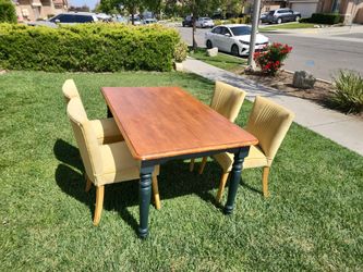 Table and chairs