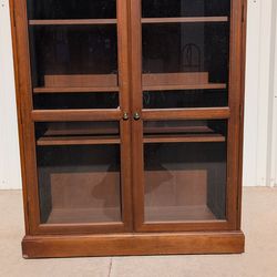 Glass Door Display Cabinet or Bookcase