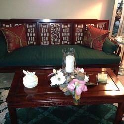 Rosewood living room set deals