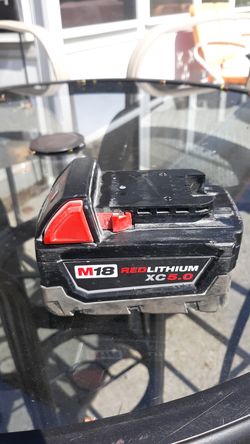 Milwaukee 5 amp battery