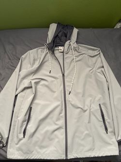 Avalanche Light Gray Hooded Zip Jacket