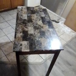 Beautiful Granite | Marble Top Multi-Use Table ; Like New PickUp Only Multi Use Table