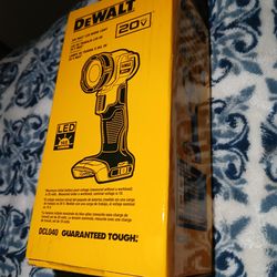 New DeWalt 20V MAX LED work light.
