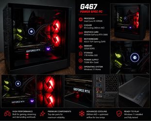 Power Spec G467 Custom Gaming Desktop PC