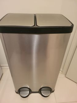 Garbage Recycling Side-by-side Canister