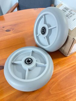Hand Truck Wheels 8 x 2 inch Rubber Dolly Tires-5/8" hub-500 lb