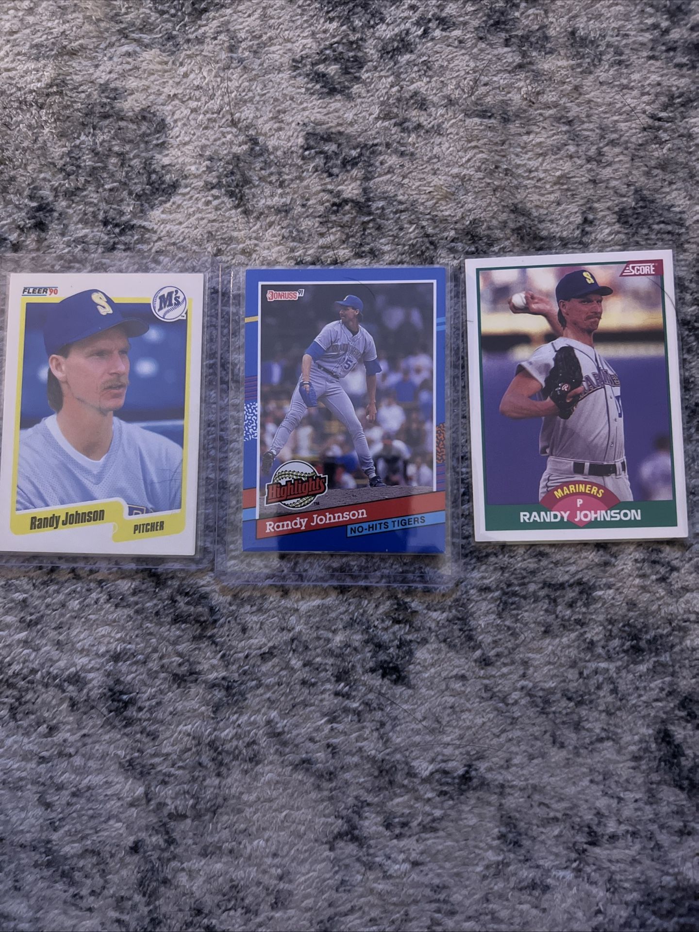 Randy Johnson 3 Card Lot