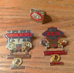 Pick One - 2 Pc. S. B. Washington Commanders Pin