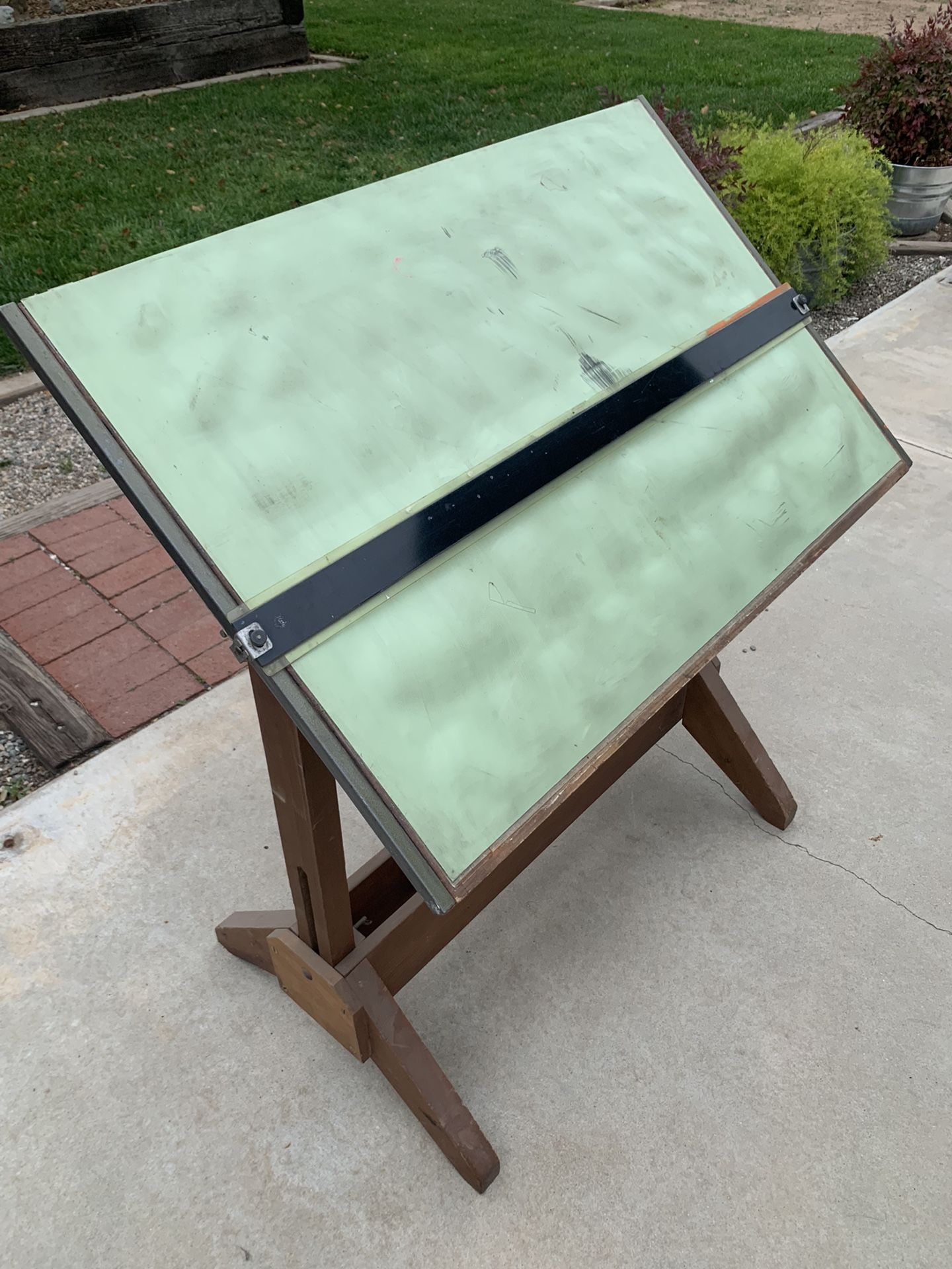 Vintage Antique Mayline Drafting Table Art Engineering
