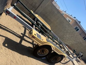 2004 double Axle boat trailer galvanize