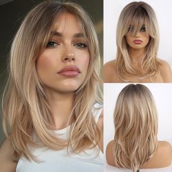 BRAND NEW! Natural Looking Synthetic Heat Resistant Fiber Wig