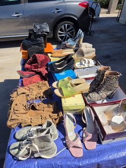 Mixed Women's Shoes Lot – Boots, Heels, Sandals