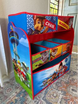 Paw patrol bin organizer