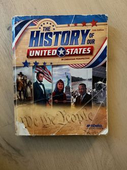 Abeka 4th grade History Textbook—“The History of Our United States” || READ DESC