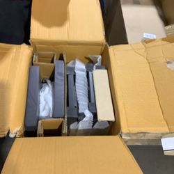 StyleWell Dark Charcoal Wood Backless Saddle Bar Stools (Set of 2)