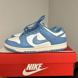 UNC dunks Sz9 (Used)