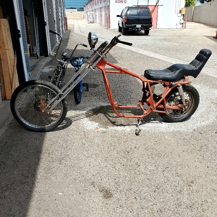 HONDA CHOPPER, JAMMER FRAME ROLLER, CLEAN TITLE, REGESTERED AS A 1974