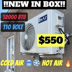 AC & Heater Mini Split 12000 BTU NEW Minisplit a/c air