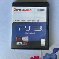 Grand Theft Auto V For The PS3 