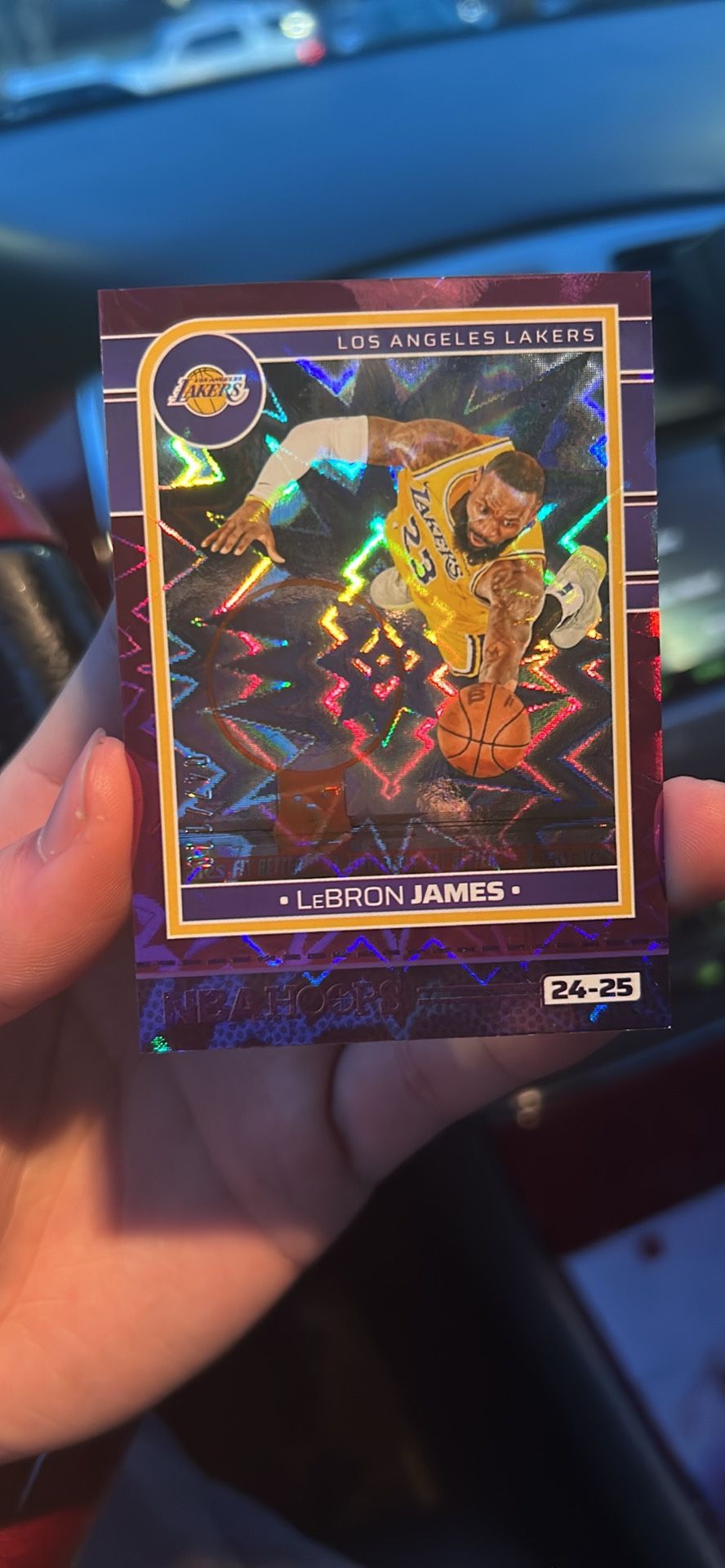 LeBron NBA Hoops 24-25 Purple Explosive /110