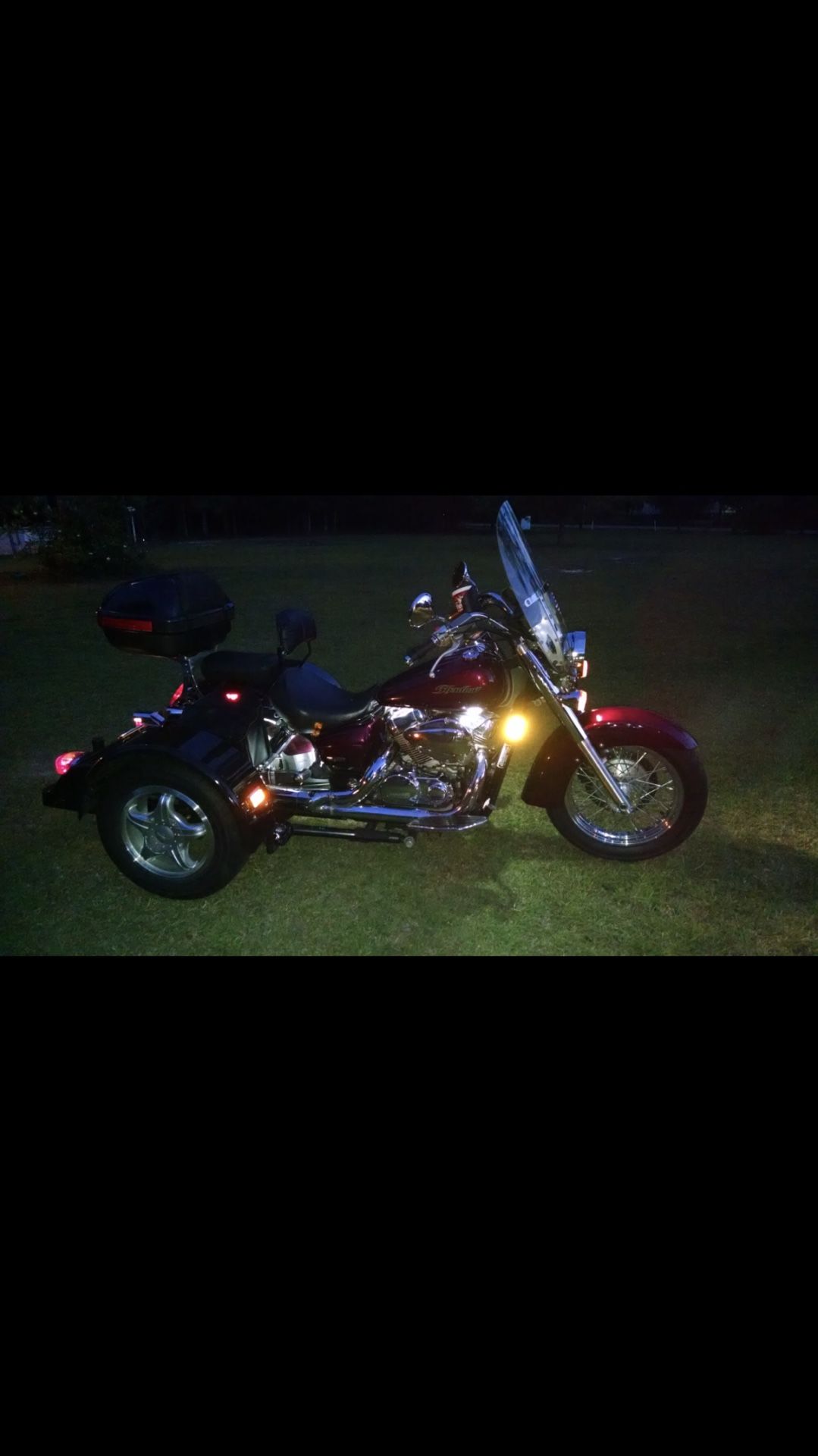 2006 Honda Shadow 750Motor Cycle With Trike Kit and Trailer