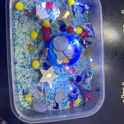 Super Hero Sensory Rice Bin