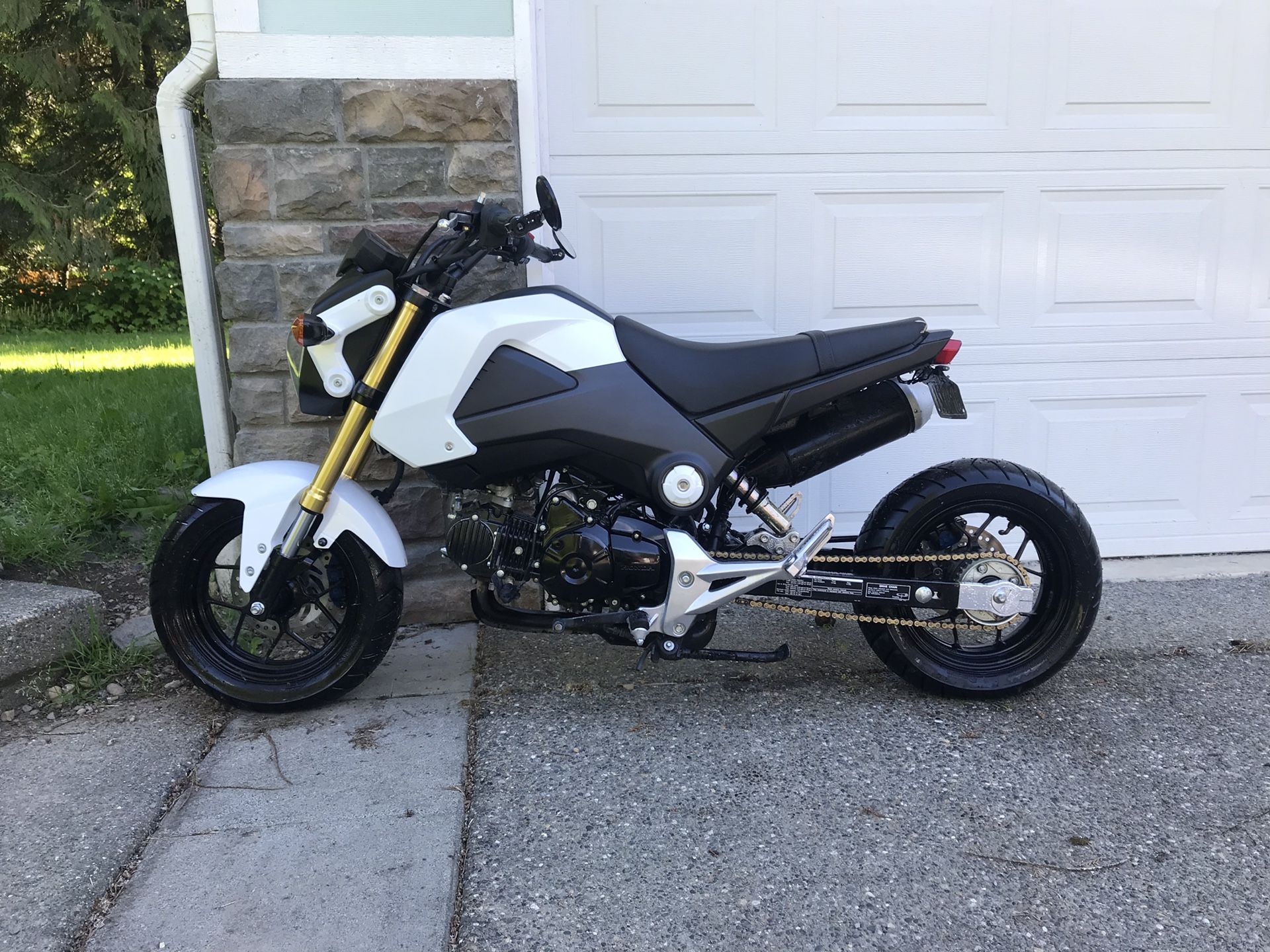 Honda Grom Stretched & Lowered