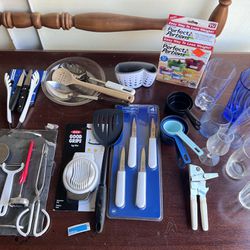 Household Kitchen Items Lot