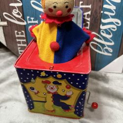 Schylling Jack in the Box CLOWN Jester