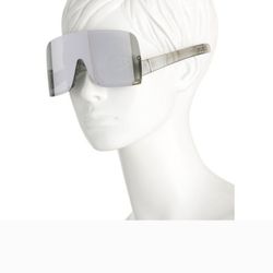 Women's Designer Gucci Shield Sunglasses With Certificate, Case, And Cloth, Full Package 