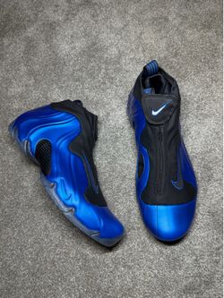 Size 9.5 - Nike Air Flightposite One Dark Neon Royal.