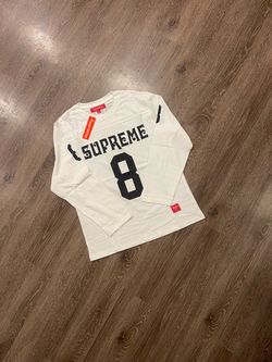 Supreme Long Sleeve Jersey Tee White