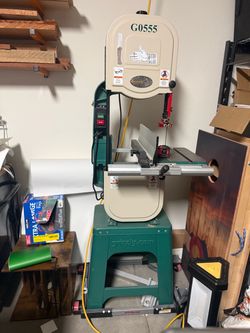 Grizzly G0555 14" bandsaw with upgrades