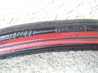 Two tires 25-622 (700*25c) barely used