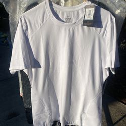 NWT Tommie Copper Shirt Mens Small Lower Back Support White Short Sleeve - Compare @$79