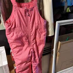 Girls Snowbib Boots And Mittens