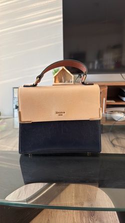 Dune London Navy & Cream Handbag