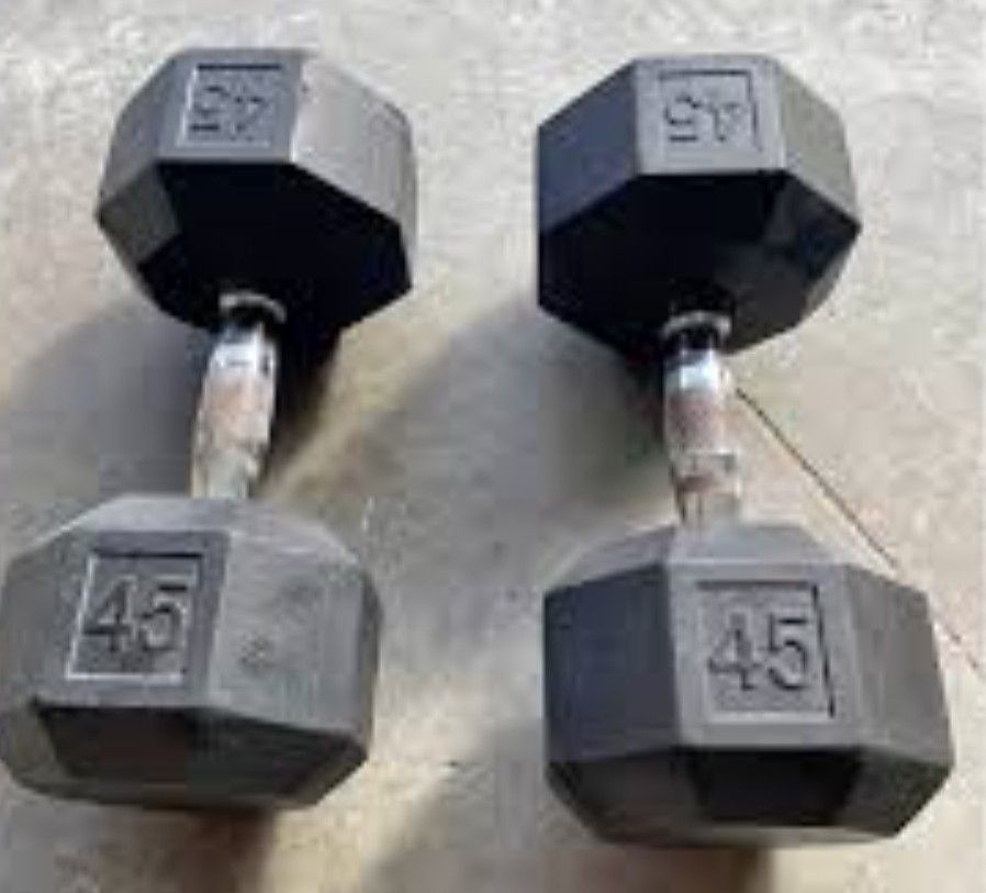 45lbs Dumbbells 